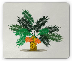 Tropical Oasis Leaves Mouse Pad