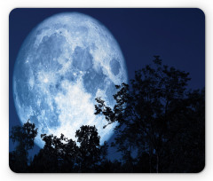 Moon Beaming in the Woods Mouse Pad