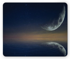 Moon Reflection on Water Mouse Pad