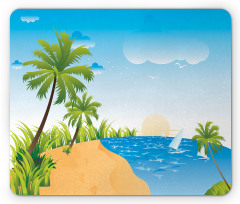 Summer Vibe Landscape Mouse Pad