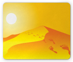 Sand Hills Sun and Footprints Mouse Pad