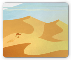 Little Camel on Desert Hills Mouse Pad