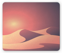 Warm Colors Sky and Desert Mouse Pad