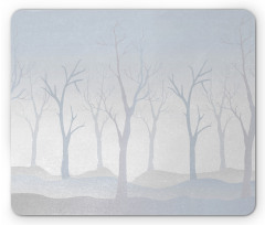 Misty Weather in the Forest Mouse Pad