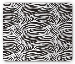 Wild Zebra Lines Mouse Pad