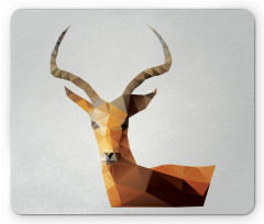 Low Poly Animal Portrait Mouse Pad