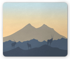 Hills with Open Sky Art Mouse Pad