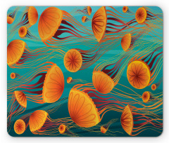 Tangerine Tones Animal Mouse Pad