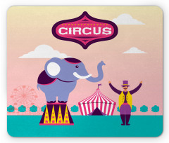 Elephant Acrobat Tent Ferris Mouse Pad