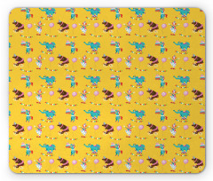 Birthday Party Circus Animals Mouse Pad