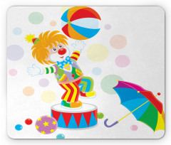 Funny Circus Entertainer Ball Mouse Pad