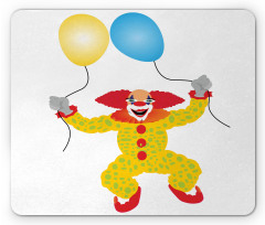 Happy Circus Entertainer Man Mouse Pad