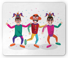 Funny Crazy Entertainer Men Mouse Pad