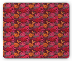 Warm Tones Botanical Mouse Pad