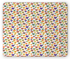 Abstract Hearts Mouse Pad