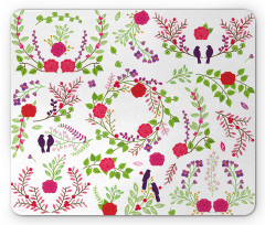 Spring Theme Rose Blossoms Mouse Pad