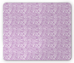 Bunnies Eggs Spring Leaves Mouse Pad