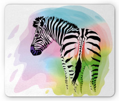 Striped Safari Animal Mouse Pad