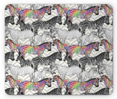 Funky Animal Chevrons Mouse Pad