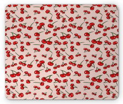 Summer Love Scattered Fruit Mouse Pad