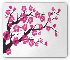 Floral Sakura Tree Mouse Pad