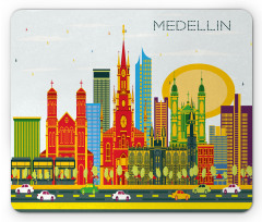 Graphic Image Medellin City Mouse Pad