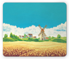 Countryside Wheat Field Mouse Pad