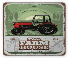 Farmer Tractor Art Mouse Pad