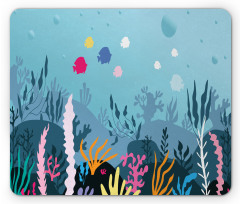 Seaweed Algae and Coral Mouse Pad