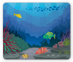 Oceanic Seaweed Seascape Mouse Pad