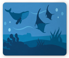 Oceanic Marine Wildlife Mouse Pad