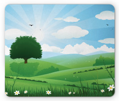 Single Tree View Mouse Pad