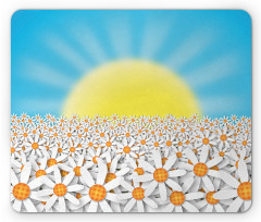 Sun and Daisies Mouse Pad