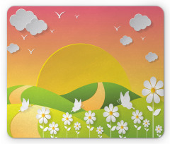 Meadows Flowers Mouse Pad