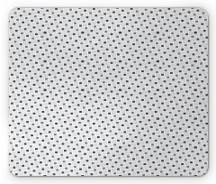 Geometric Grid Squares Mouse Pad