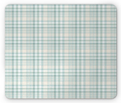 Pastel Plaid Layout Mouse Pad