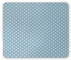 Simple Striped Stars Mouse Pad