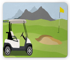 Cartoon Golf Club Mouse Pad