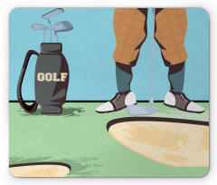 Golfer and Lofter Mouse Pad