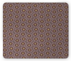 Mosaic Like Intricate Dots Mouse Pad