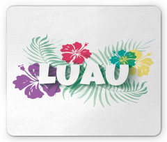 Hawaiian Party Time Petals Mouse Pad