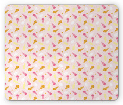 Ice Cream Cones Stars Desert Mouse Pad