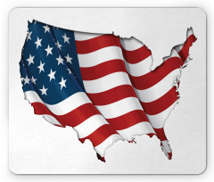 United States Flag Mouse Pad