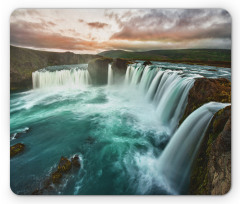 Wild Nature Waterfall Mouse Pad