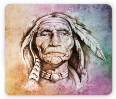 Chief Portrait Mouse Pad