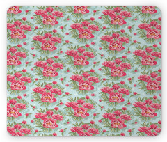 Blooming Vintage Garden Art Mouse Pad