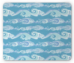 Sea Waves Ocean Splashes Mouse Pad