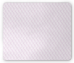 Outline Floral Mouse Pad