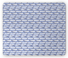 Stripes and Dragonflies Mouse Pad