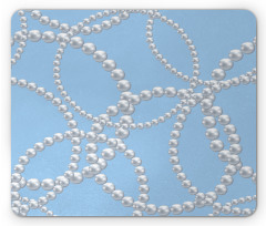 Pearl Necklace Bracelet Mouse Pad